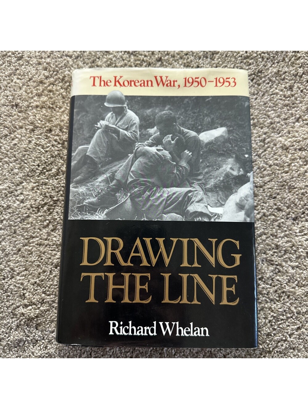 Drawing the Line by Richard Whelan HC First Edition  Good Shape 1990
